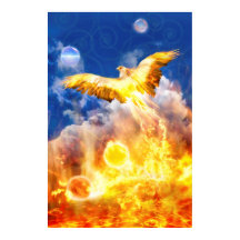 Phoenix Bird RISE BOVEN JE TROUBLES