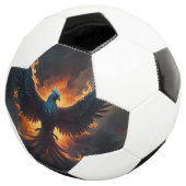 Phoenix Bird Rising met vlammen Voetbal (Drie kwart)