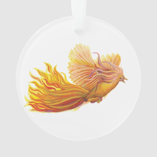 Phoenix Bird Rising Ornament (achterkant)