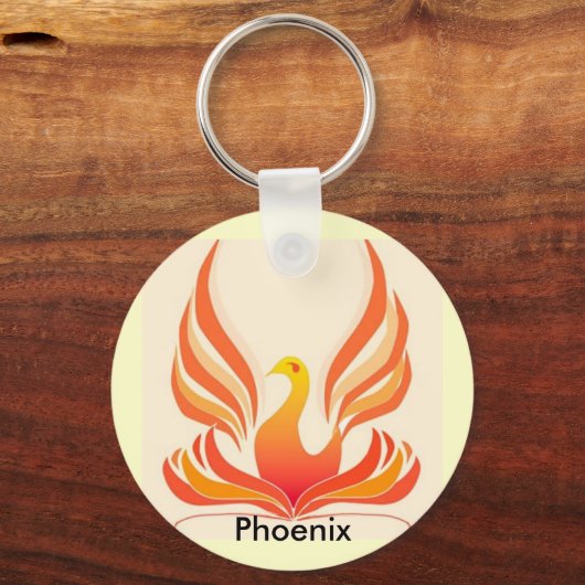 Phoenix Bird Sleutelhanger (Voorkant)