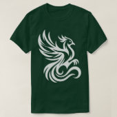 Phoenix Bird wit T-shirt (Design voorkant)