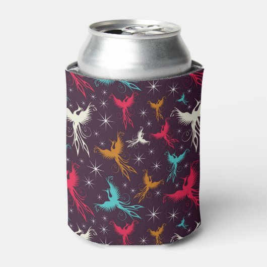 Phoenix Birds Figuur Patroon Blikjeskoeler (Blikje Voorkant)
