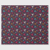 Phoenix Birds Figuur Patroon Cadeaupapier (Vlak)