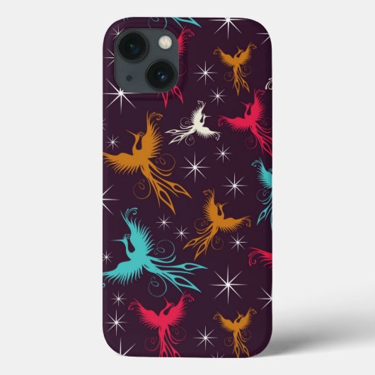 Phoenix Birds Figuur Patroon Case-Mate iPhone Case (Achterkant)