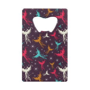 Phoenix Birds Figuur Patroon Creditkaart Flessenopener