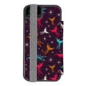 Phoenix Birds Figuur Patroon Incipio iPhone Portemonnee Hoesje (Agenda Achterkant)