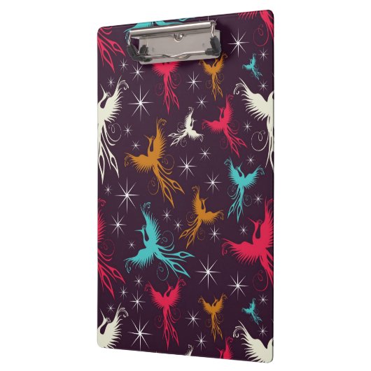 Phoenix Birds Figuur Patroon Klembord (Links)