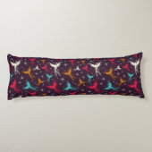 Phoenix Birds Figuur Patroon Lichaamskussen (Achterkant)