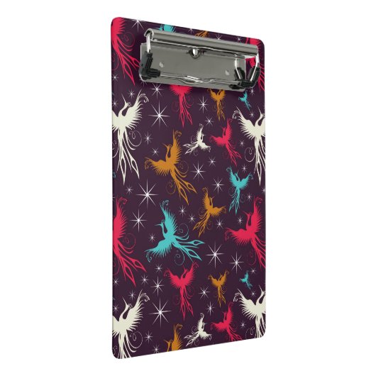 Phoenix Birds Figuur Patroon Mini Klembord (Schuin)