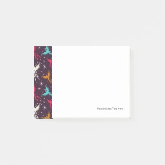 Phoenix Birds Figuur Patroon Post-it® Notes (Voorkant)