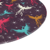 Phoenix Birds Figuur Patroon Snijplank (Hoek)