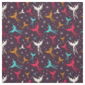 Phoenix Birds Figuur Patroon Stof (Swatch)
