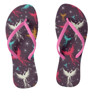 Phoenix Birds Figuur Patroon Teenslippers