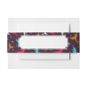 Phoenix Birds Figuur Patroon Uitnodigingen Wikkel (Voorkant Voorbeeld)