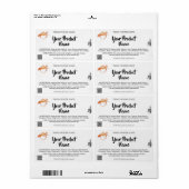 *~* Phoenix Body Cream Gezicht badzeep QR Etiket (Full Sheet)