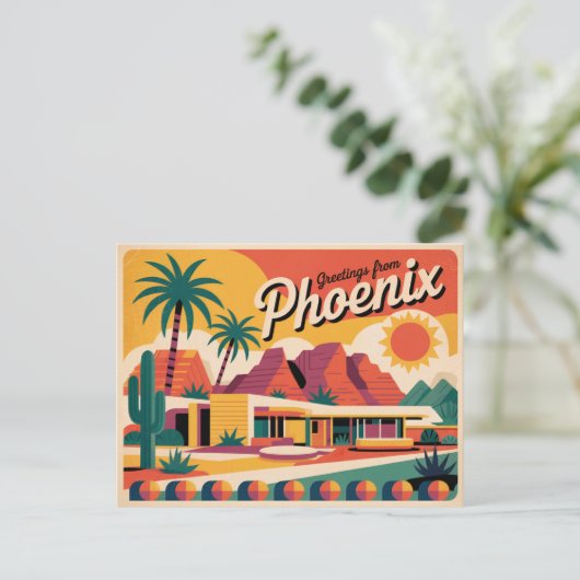 Phoenix Briefkaart (Staand voorkant)