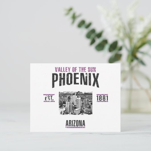 Phoenix Briefkaart (Staand voorkant)
