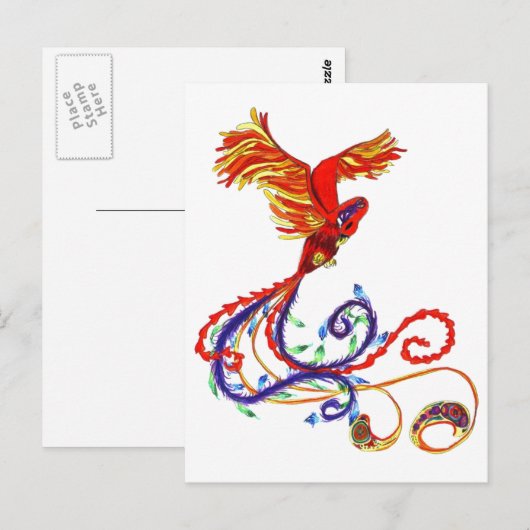 Phoenix Briefkaart (Voorkant / Achterkant)