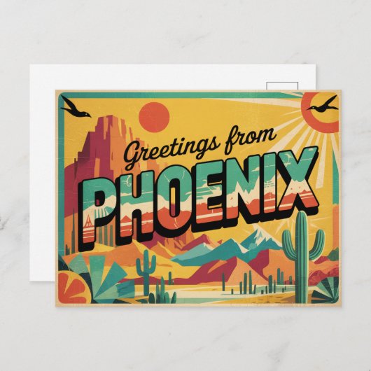 Phoenix Briefkaart (Voorkant / Achterkant)