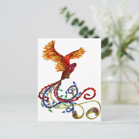 Phoenix Briefkaart (Staand voorkant)
