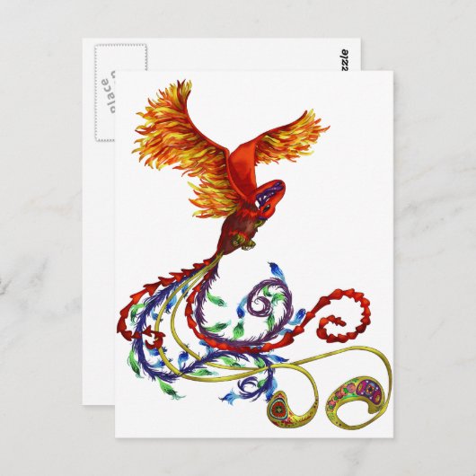 Phoenix Briefkaart (Voorkant / Achterkant)