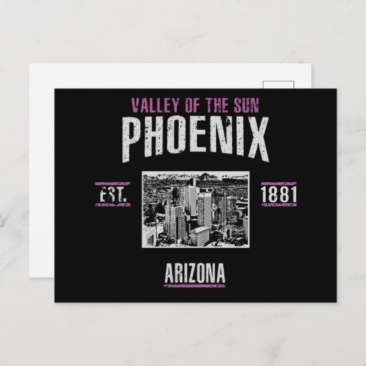 Phoenix Briefkaart (Voorkant / Achterkant)