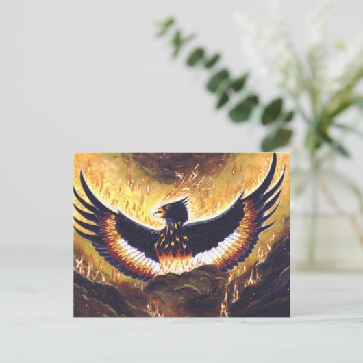 Phoenix Briefkaart (Staand voorkant)