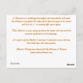 Phoenix Briefkaart (Achterkant)