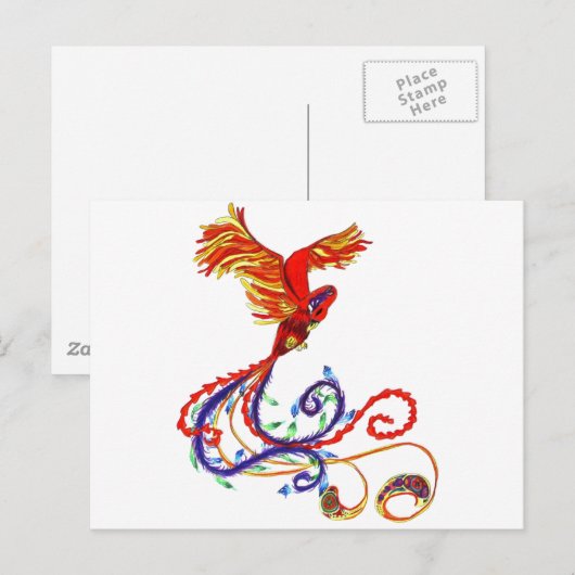 Phoenix Briefkaart (Voorkant / Achterkant)