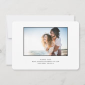 Phoenix Bruiloft Briefkaart Save the Date (Achterkant)