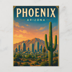 Phoenix Camelback Mountain Reis Souvenir Briefkaart