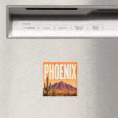 Phoenix Camelback Mountain Woestijn Magneet (Insitu (Vaatwasser))