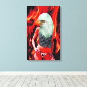 Phoenix Canvas Afdruk (Insitu (Houten vloer))