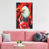 Phoenix Canvas Afdruk (Insitu (Woonkamer))