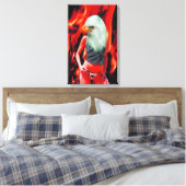 Phoenix Canvas Afdruk (Insitu (Slaapkamer))