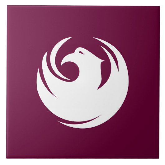 Phoenix City Flag Tile Tegeltje (Voorkant)