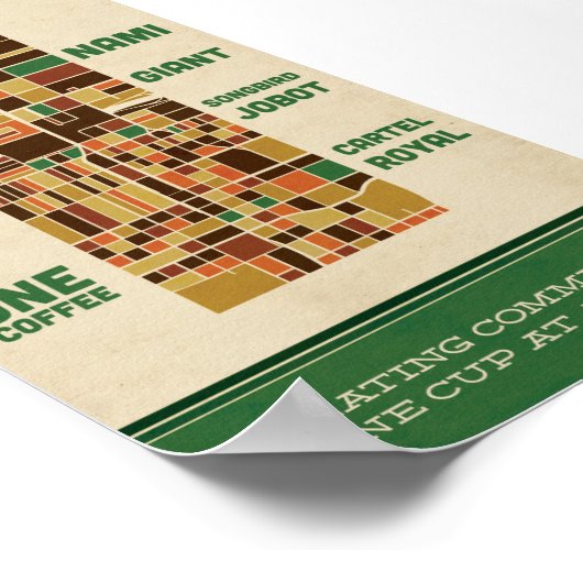 Phoenix Coffee Culture - Klein Poster (Hoek)