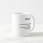 Phoenix coffee mug  koffiemok (Voorkant rechts)