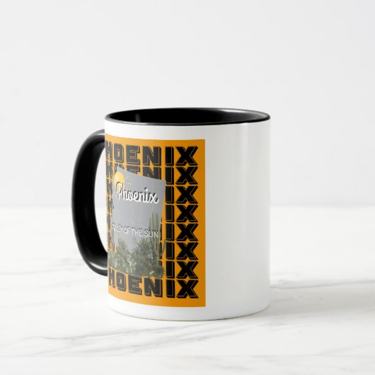 Phoenix coffee mug mok (Voorkant links)