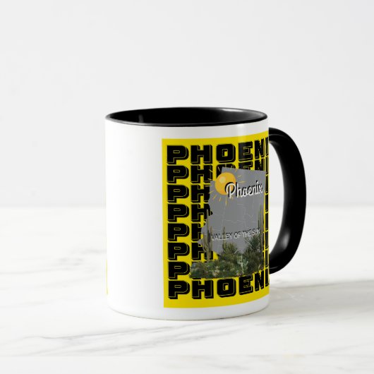 Phoenix coffee mug mok (Voorkant rechts)