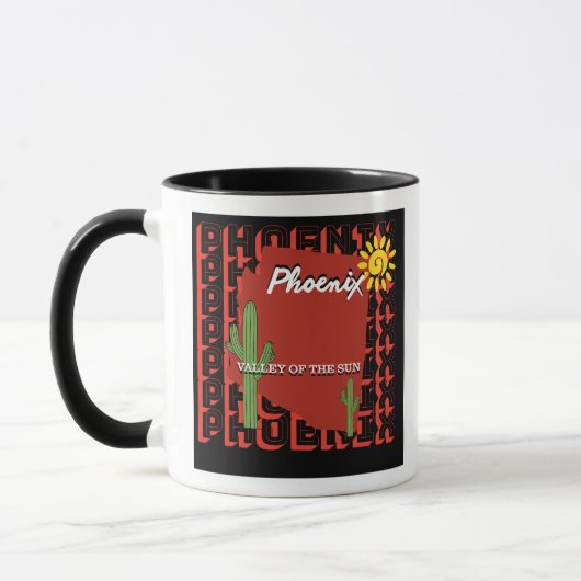 Phoenix coffee mug mok (Links)