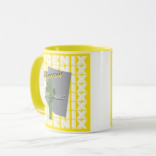 Phoenix coffee mug mok (Voorkant links)