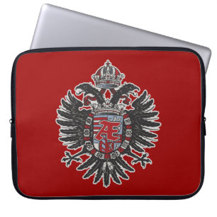 Phoenix Crest Heraldic AEnigma Graphic Design Laptop Sleeve