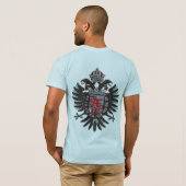 Phoenix Crest Heraldic AEnigma Graphic Design T-shirt (Achterkant volledig)