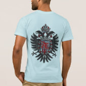 Phoenix Crest Heraldic AEnigma Graphic Design T-shirt (Achterkant)