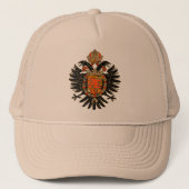 Phoenix Crest Heraldic AEnigma Graphic Design Trucker Pet (Voorkant)