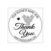 Phoenix Custom Business Hartelijk dank Rubberstempel (Afrduk)