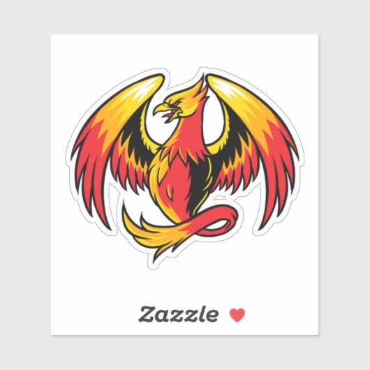 Phoenix Custom Vinyl Sticker (Vel)