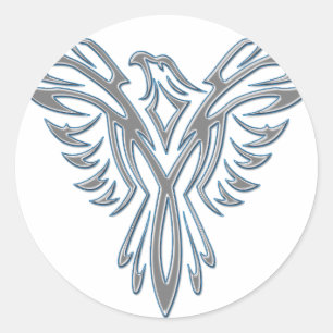 Phoenix D Ronde Sticker