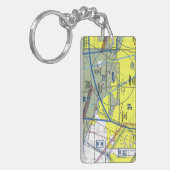 Phoenix Deer Valley Airport-diagram/taxisdiagram Sleutelhanger (Voorkant Links)